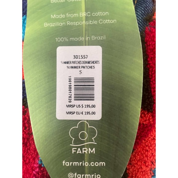 FARM Rio Colorful Patterned Denim Shorts - Picture 4 of 8